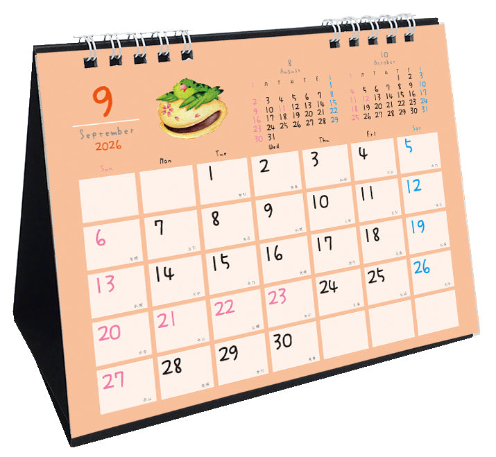 (予約販売)2026年版 インコタイム カレンダー 卓上タイプ