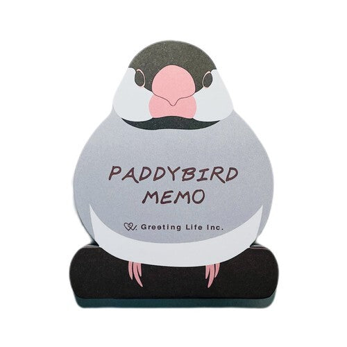 ダイカットメモ 文鳥