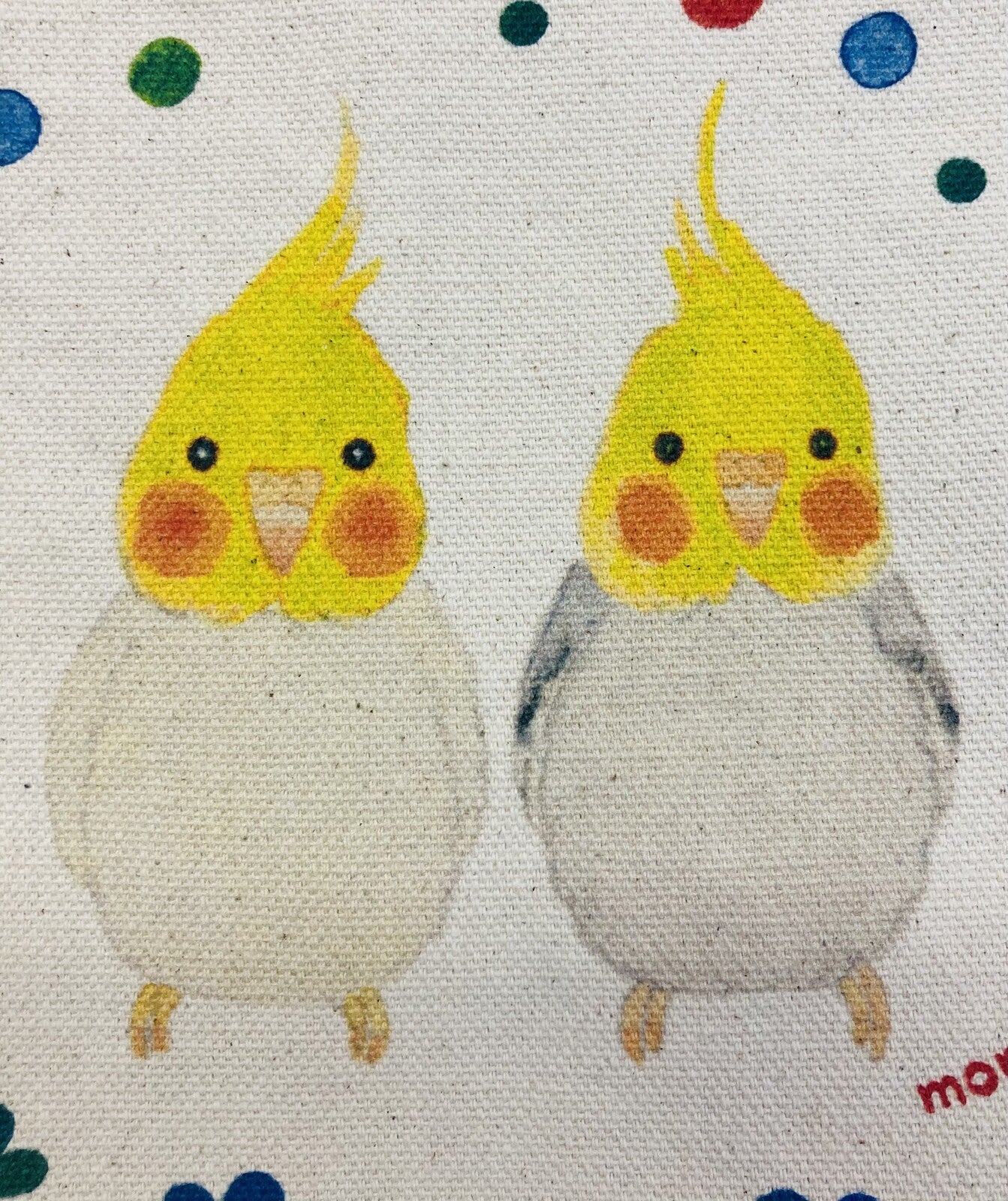 サコッシュ オカメインコペア Sサイズ