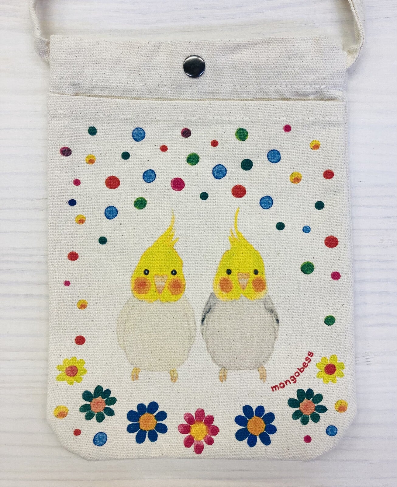 サコッシュ オカメインコペア Sサイズ
