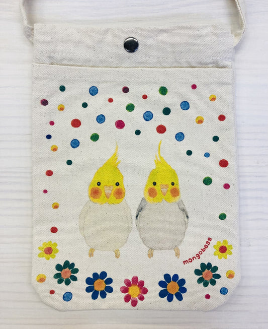サコッシュ オカメインコペア Sサイズ