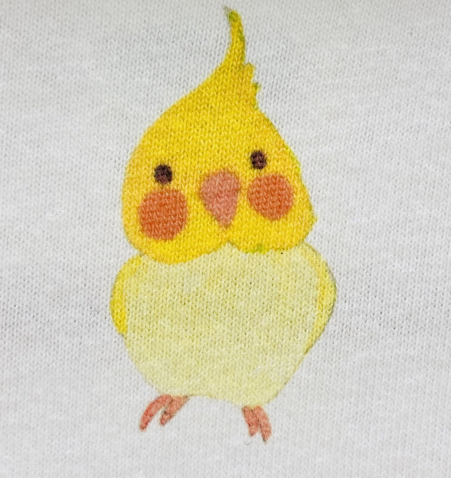 ビッグTシャツ ボタニカルシリーズ オカメインコ 受注製作 送料無料 クーポン利用不可
