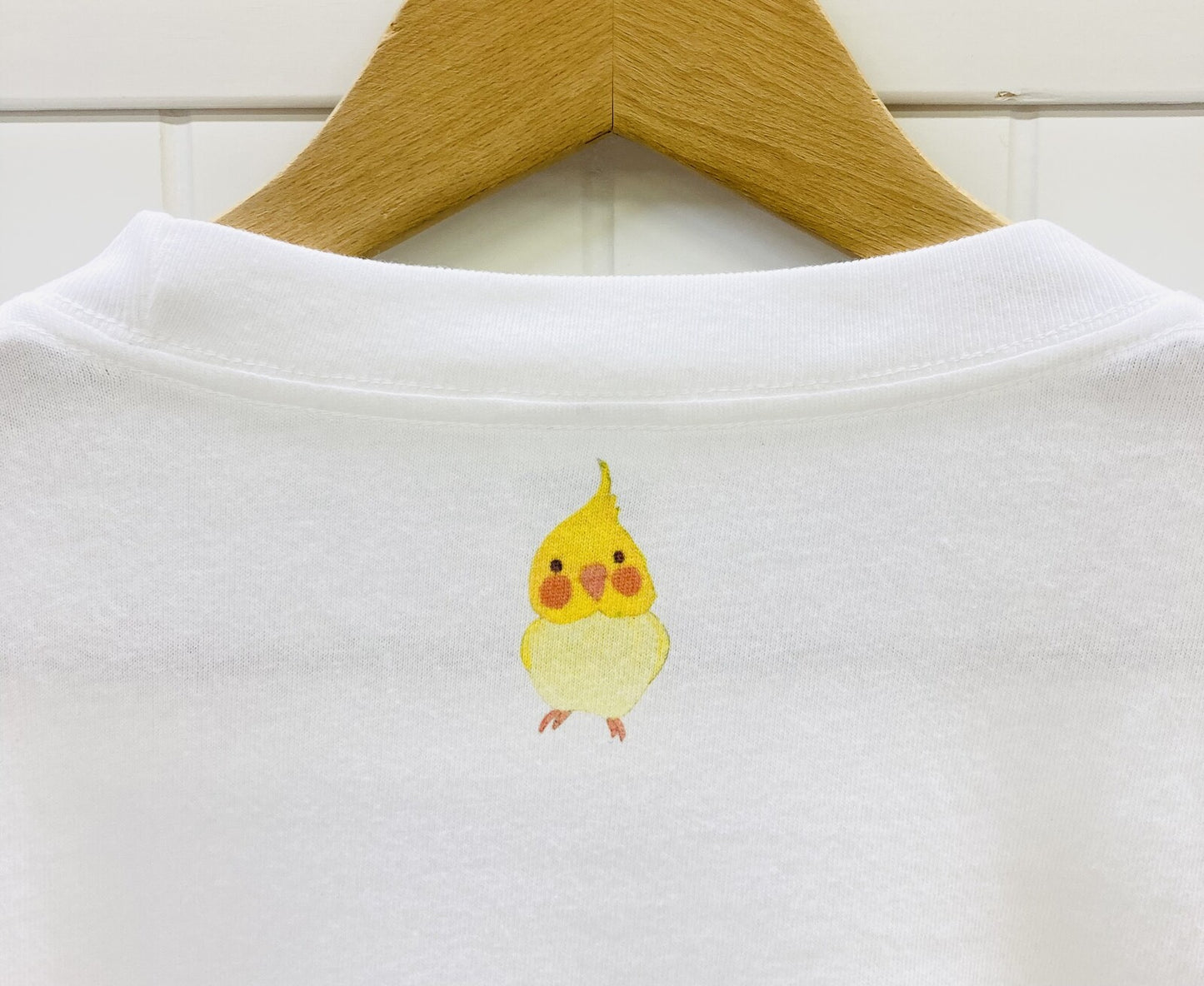 ビッグTシャツ ボタニカルシリーズ オカメインコ 受注製作 送料無料 クーポン利用不可