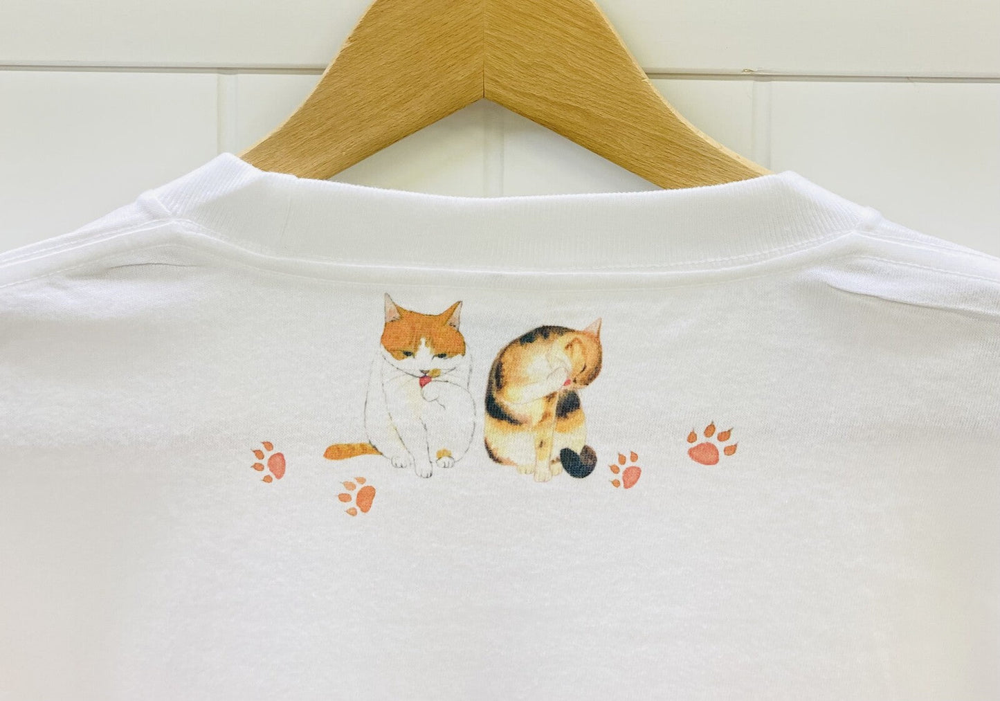 ビッグTシャツ ボタニカル猫 受注製作 送料無料 クーポン利用不可