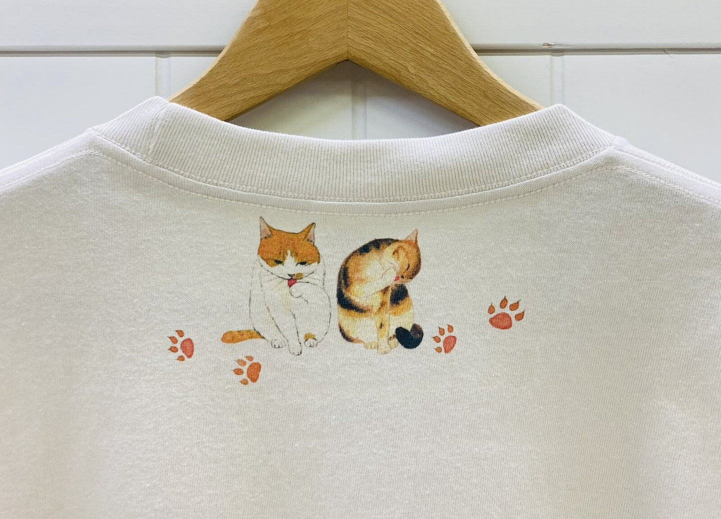 ビッグTシャツ ボタニカル猫 受注製作 送料無料 クーポン利用不可