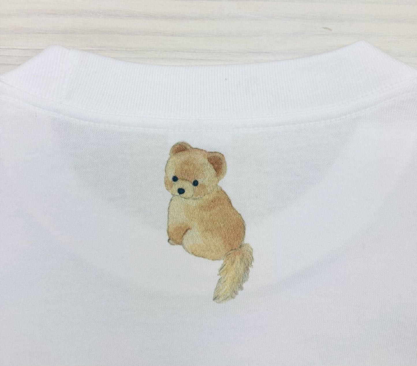 ビッグTシャツ BIGポメラニアン 受注製作 送料無料 クーポン利用不可
