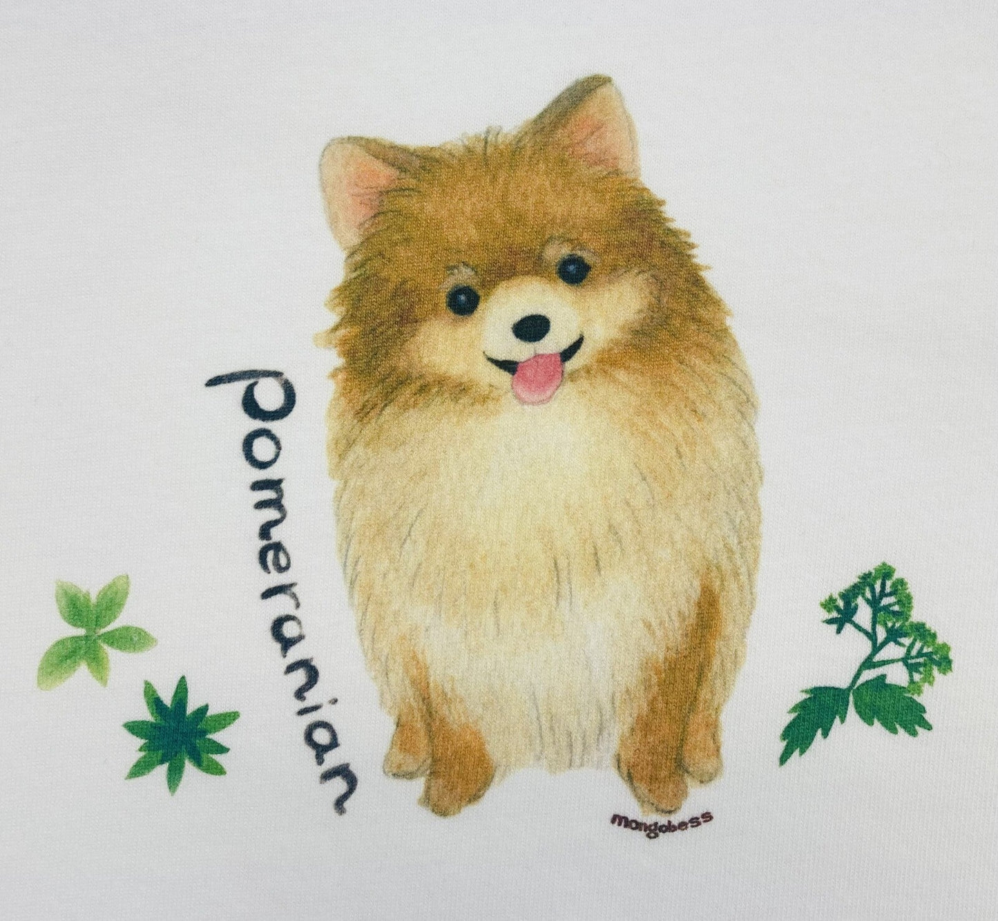 ビッグTシャツ ポメラニアン 受注製作 送料無料 クーポン利用不可