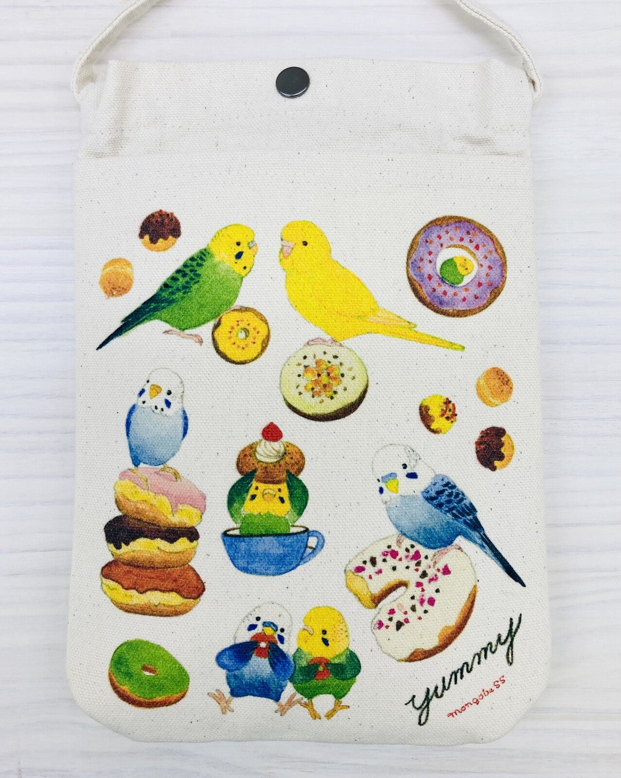 サコッシュ セキセイドーナツ Sサイズ セキセイインコ