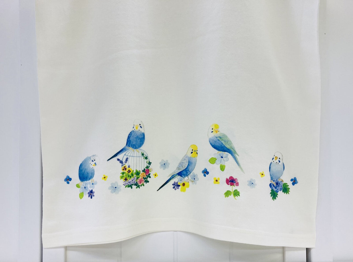 レディースTシャツ ラウンドセキセイ セキセイインコ 受注製作 送料無料 クーポン利用不可