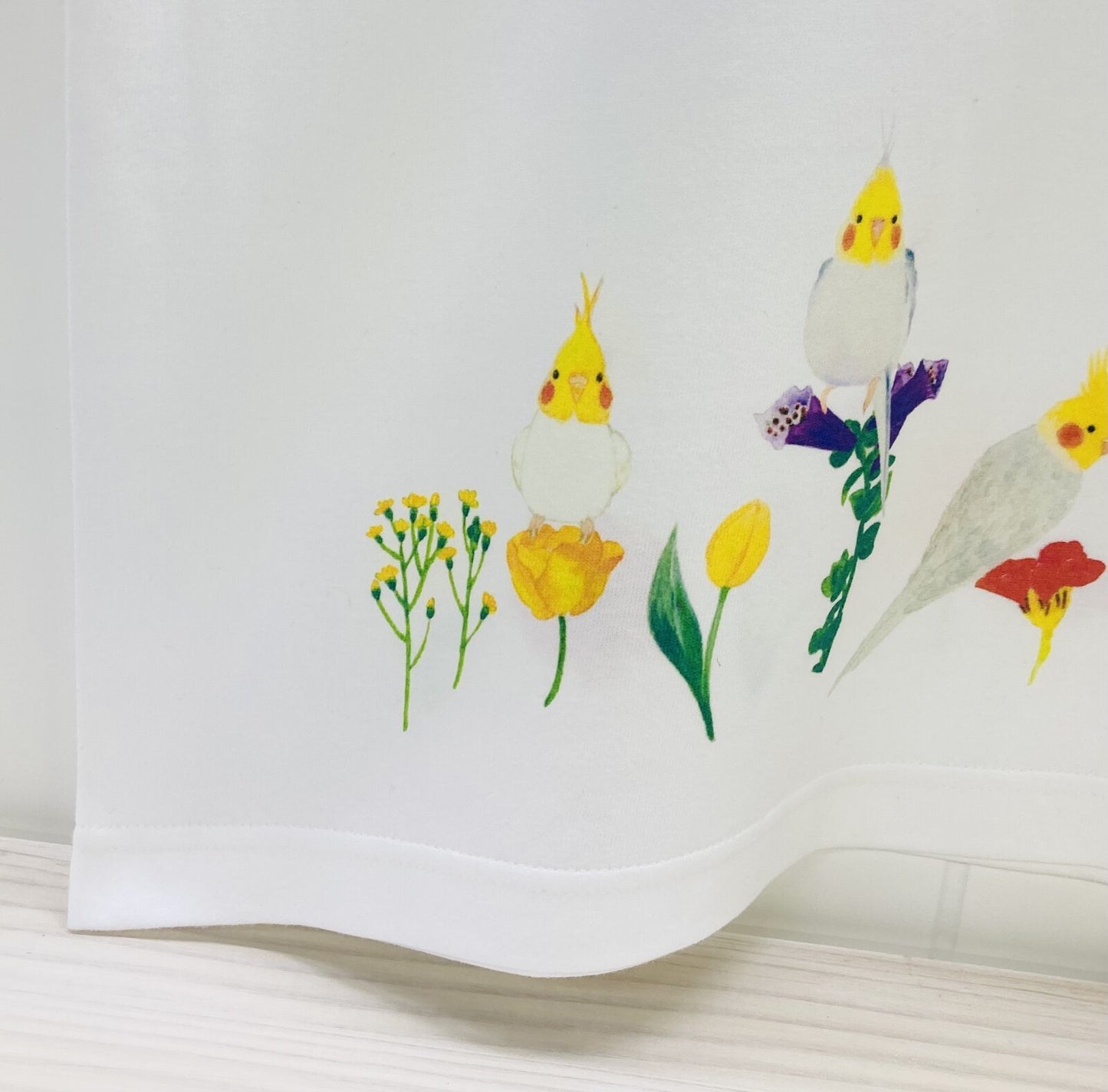 ビッグTシャツ ラウンドオカメ オカメインコ 受注製作 送料無料 クーポン利用不可