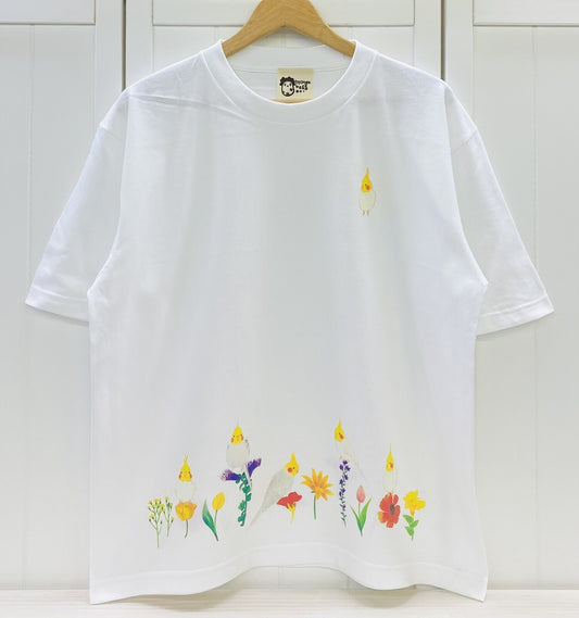 ビッグTシャツ ラウンドオカメ オカメインコ 受注製作 送料無料 クーポン利用不可