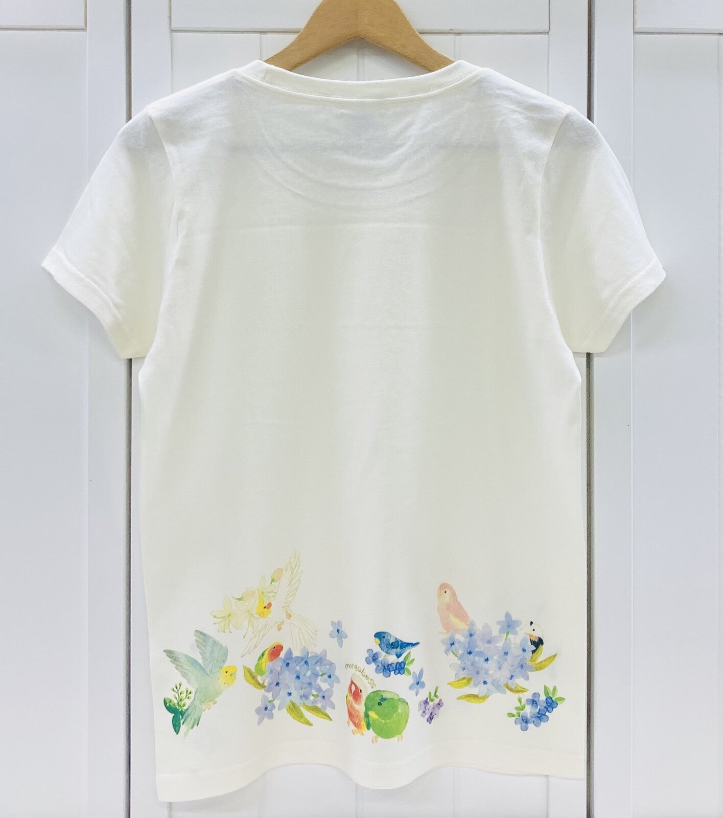 レディースTシャツ ラウンドことりパラダイス 受注製作 送料無料 クーポン利用不可