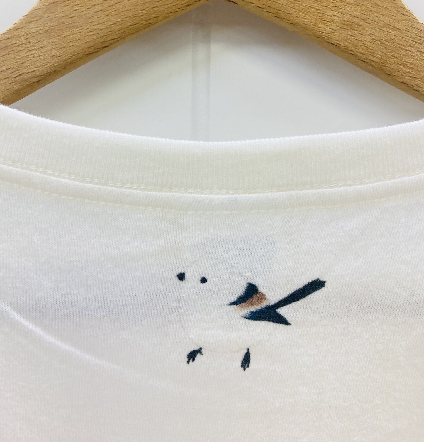 レディースTシャツ シマエナガ3羽 受注製作 送料無料 クーポン利用不可