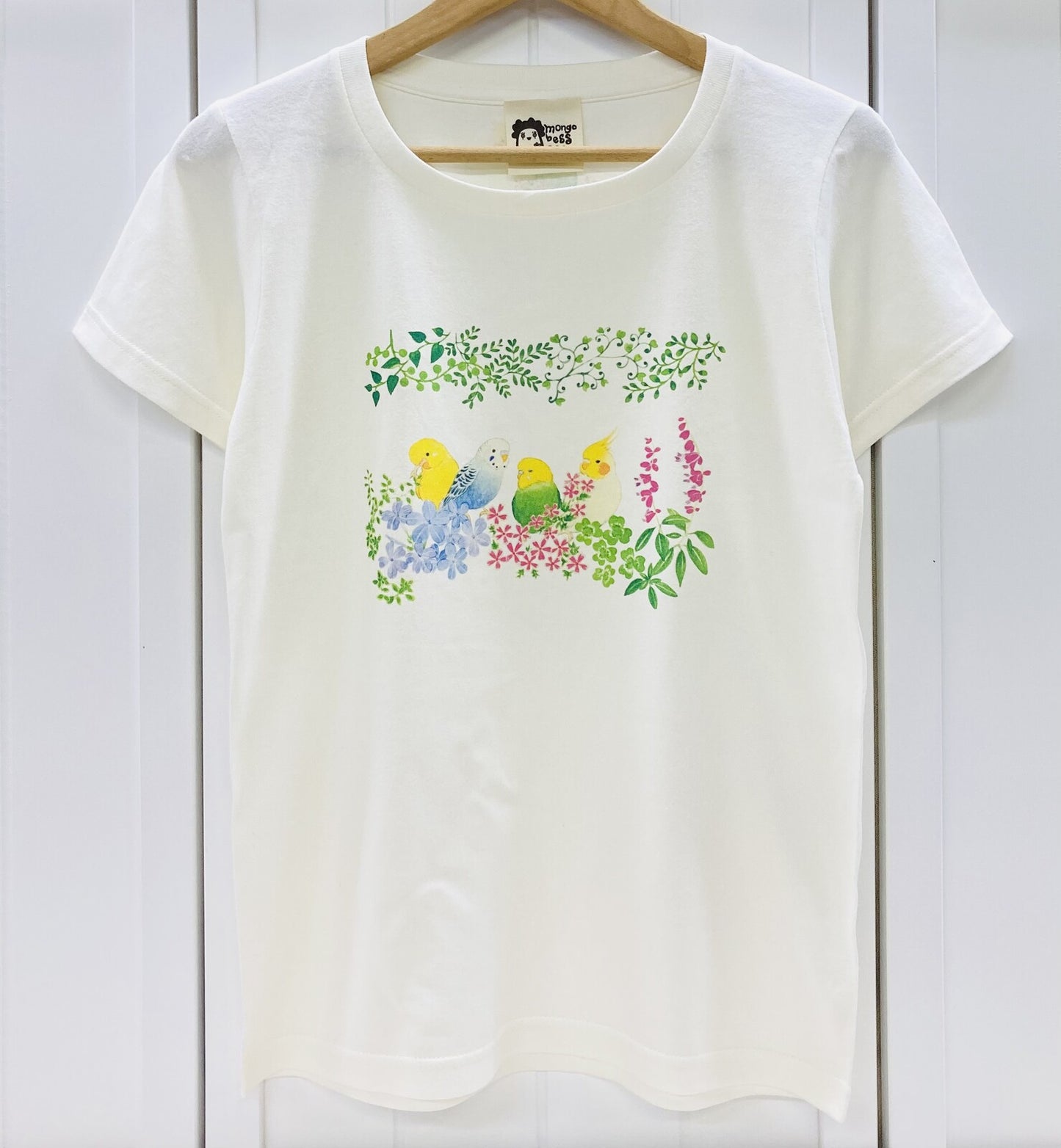 レディースTシャツ 小鳥ガーデン 受注製作 送料無料 クーポン利用不可