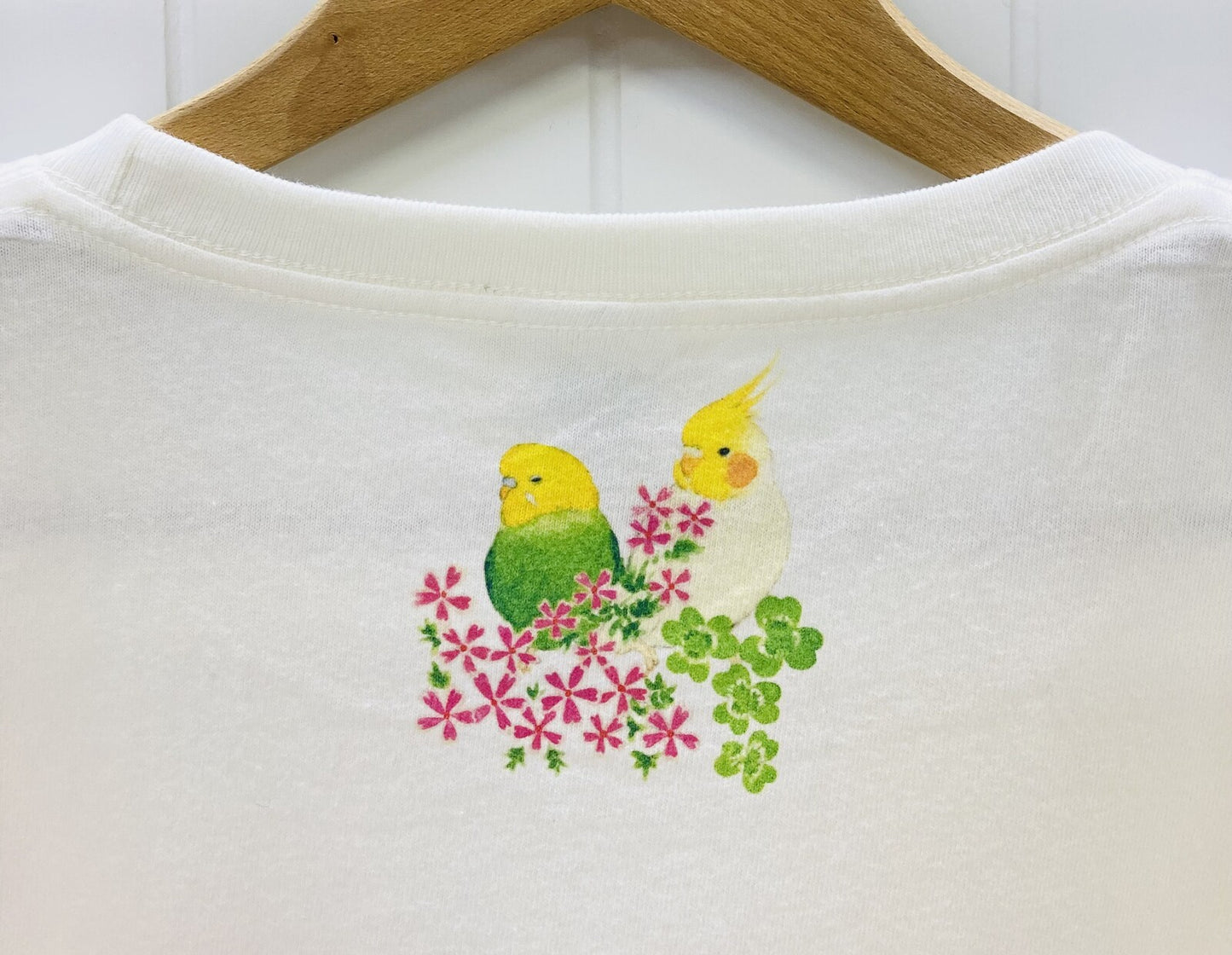 レディースTシャツ 小鳥ガーデン 受注製作 送料無料 クーポン利用不可