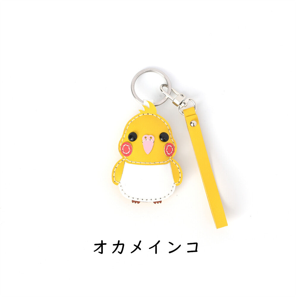 キーホルダーチャーム COTORIシリーズ 1 セキセイインコ オカメインコ コザクラインコ