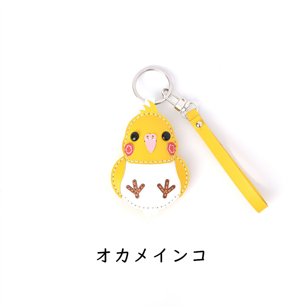 キーホルダーチャーム COTORIシリーズ 2 セキセイインコ オカメインコ コザクラインコ