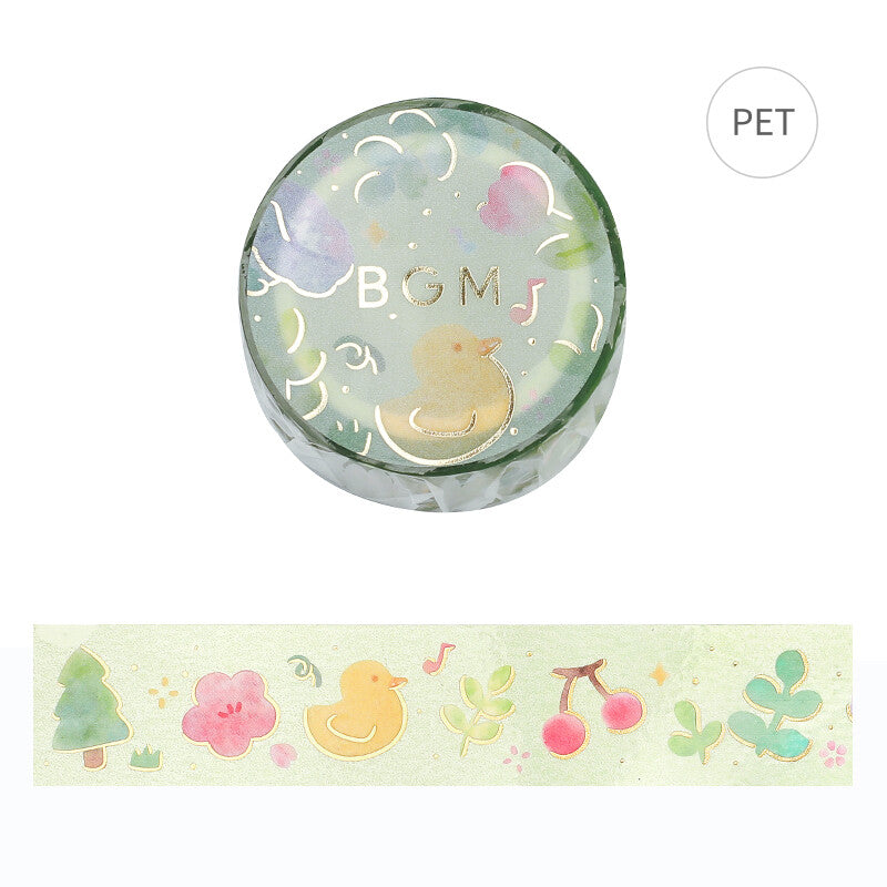 クリアテープ メロディー アヒル 小鳥