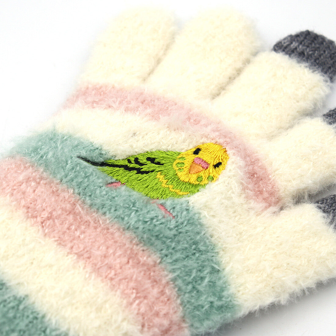 スマホ手袋 キッズ 子供用 セキセイインコ