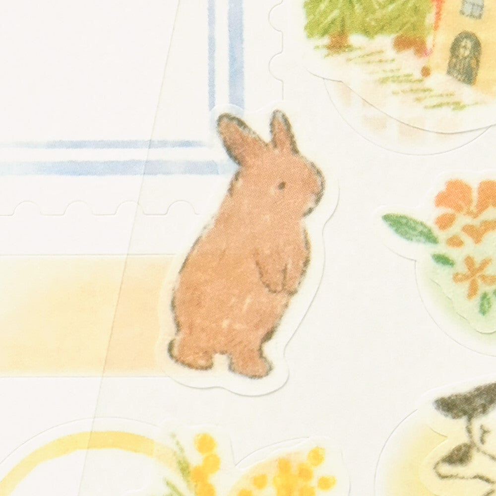 シール デコタイム うさぎ