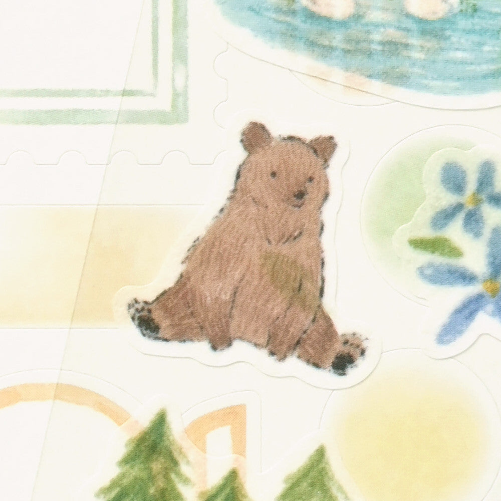 シール デコタイム 森の動物