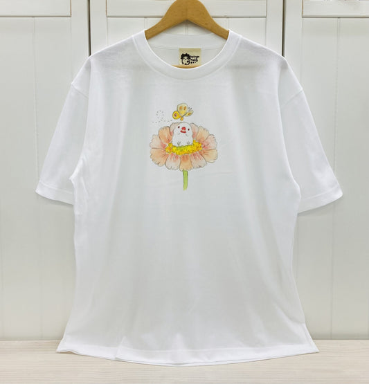 ビッグTシャツ 親ゆび白文鳥姫 受注製作 送料無料 クーポン利用不可