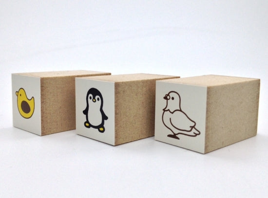 ミニスタンプ ヒヨコ ペンギン ハト - 小鳥雑貨専門のお店 スウィート・バーディー・ブティック