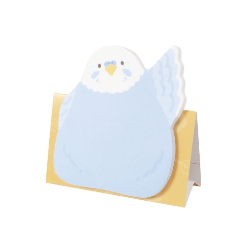 付箋 はーい! セキセイインコ 立てて使えるスタンド付き