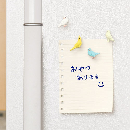 ミニマグネット 文鳥 マメルリハ オカメインコ フクロウ