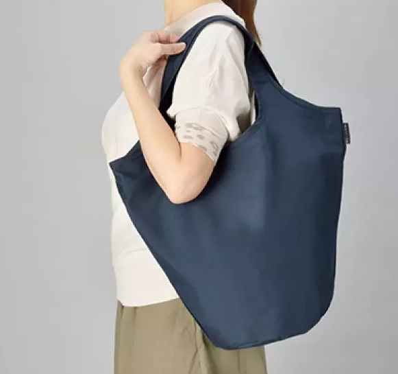 Chubby Bird エコバッグ セキセイ団子 セキセイインコ  ネイビー ポリエステル 受注製作 メーカー直送 クーポン利用不可