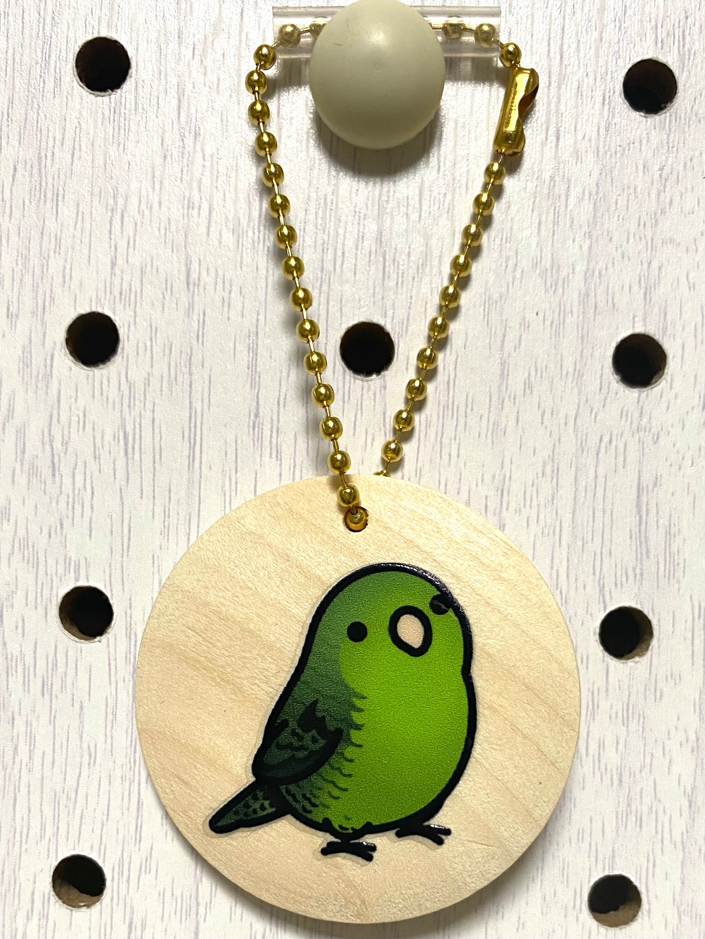 Chubby Bird 木製チャーム サザナミインコ クーポン利用不可