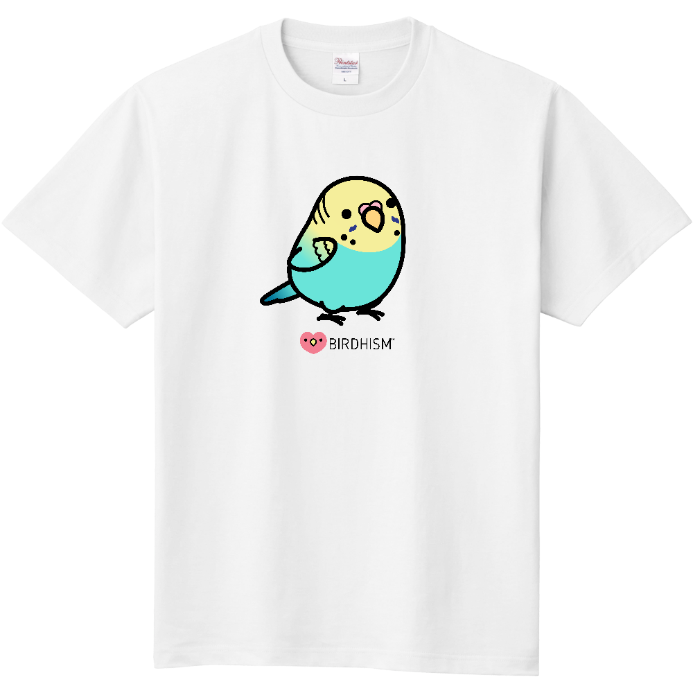 Chubby Bird セキセイインコ スタンダードTシャツ ホワイト 受注製作 送料無料 メーカー直送 クーポン利用不可