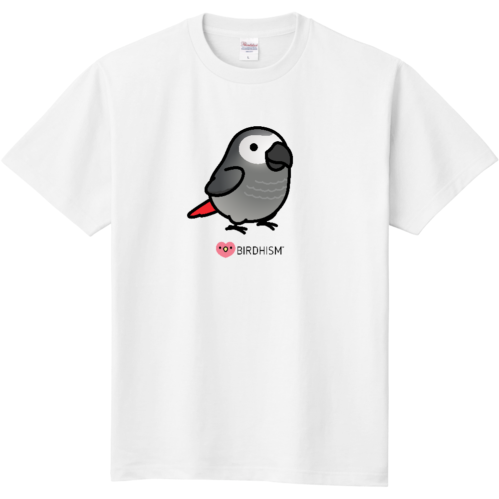 Chubby Bird ヨウム スタンダードTシャツ ホワイト 受注製作 送料無料 メーカー直送 クーポン利用不可