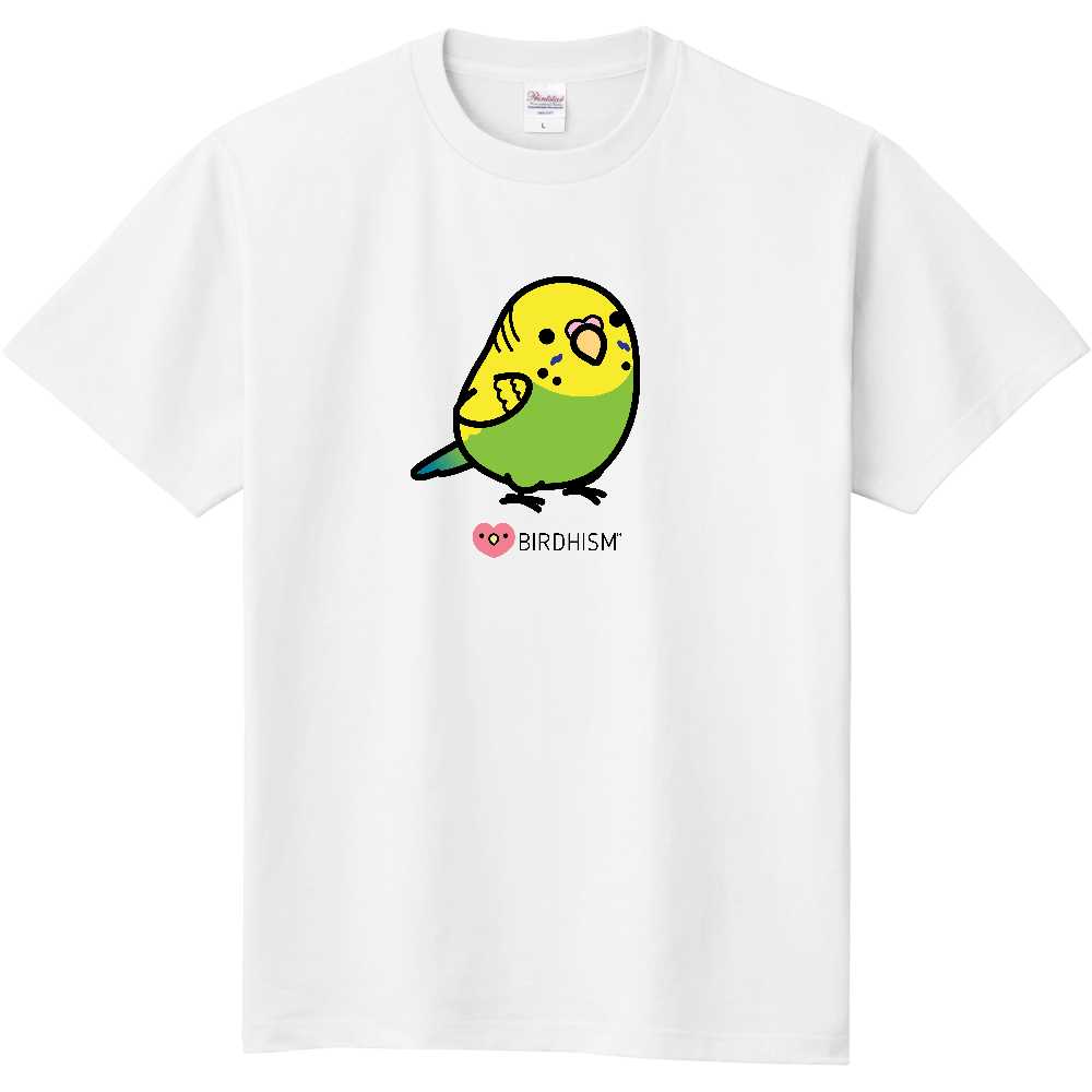 Chubby Bird セキセイインコ スタンダードTシャツ ホワイト 受注製作 送料無料 メーカー直送 クーポン利用不可