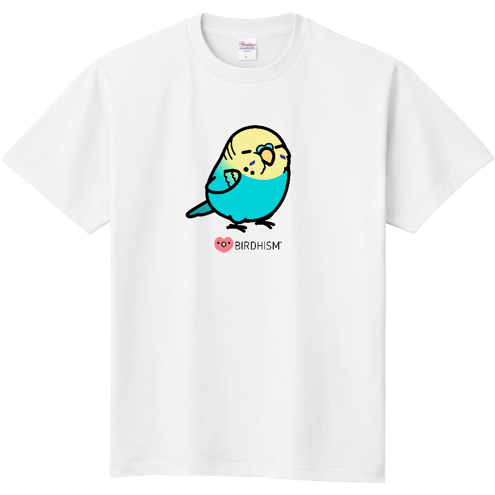 Chubby Bird ジャンボセキセイインコ スタンダードTシャツ ホワイト 受注製作 送料無料 メーカー直送 クーポン利用不可