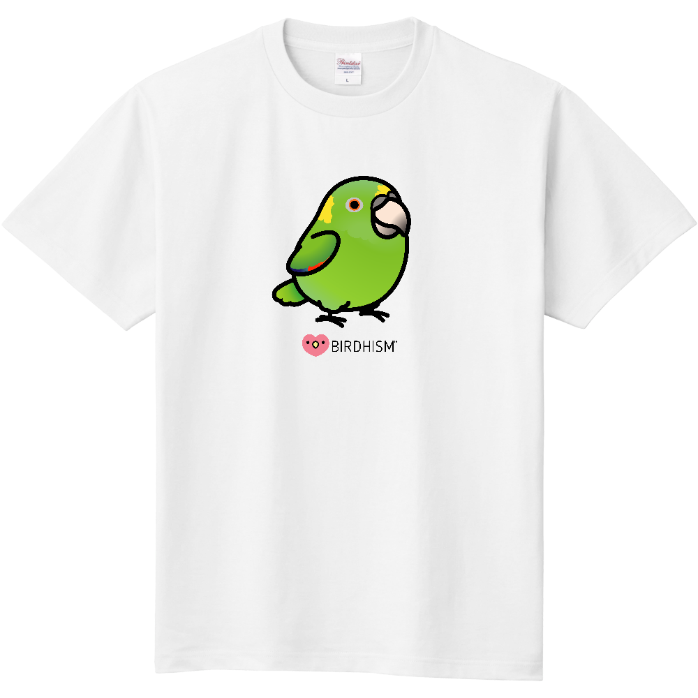 Chubby Bird キエリボウシインコ スタンダードTシャツ ホワイト 受注製作 送料無料 メーカー直送 クーポン利用不可