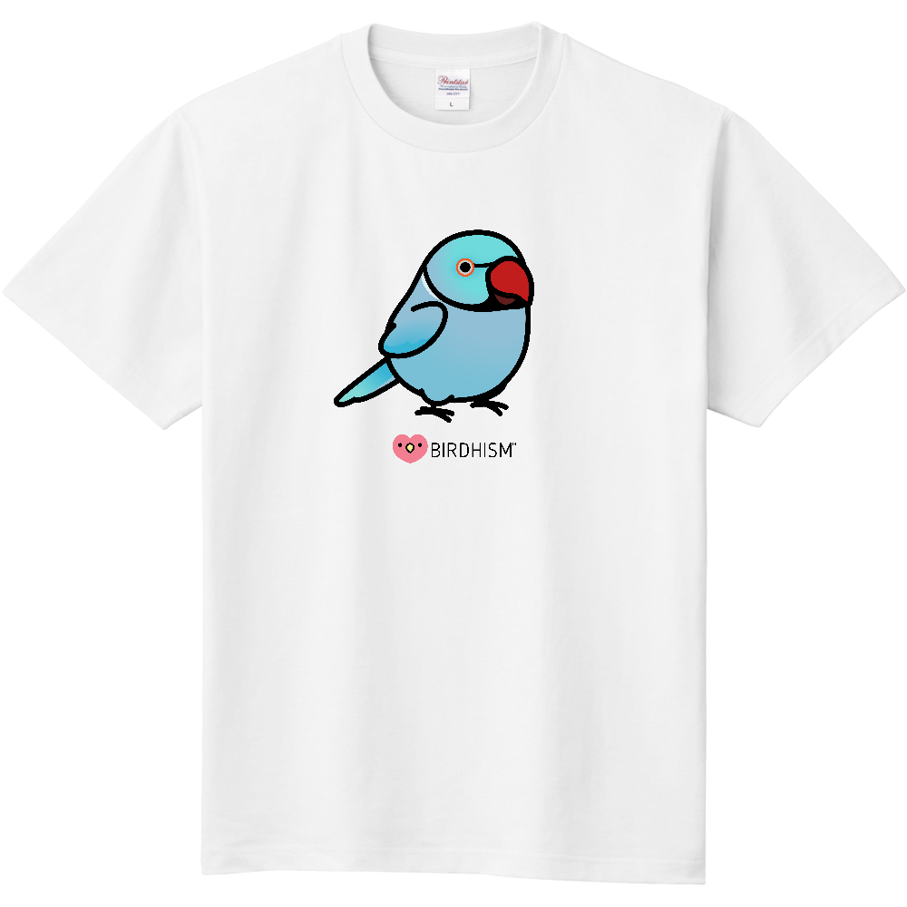 Chubby Bird ワカケホンセイインコ スタンダードTシャツ ホワイト 受注製作 送料無料 メーカー直送 クーポン利用不可