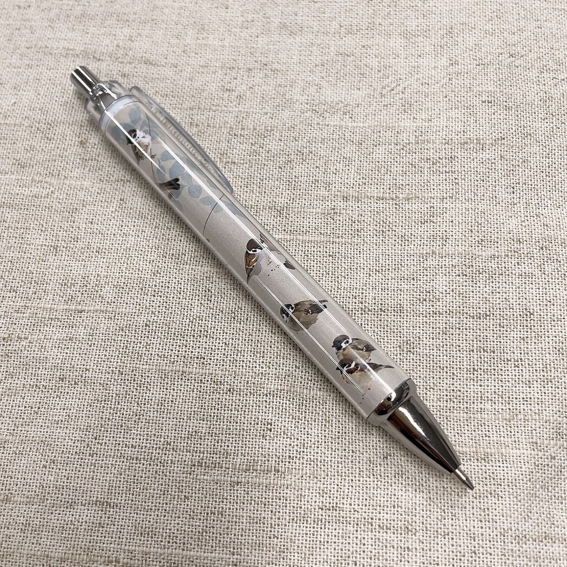 ボールペン とりアート 雀のつどい すずめ