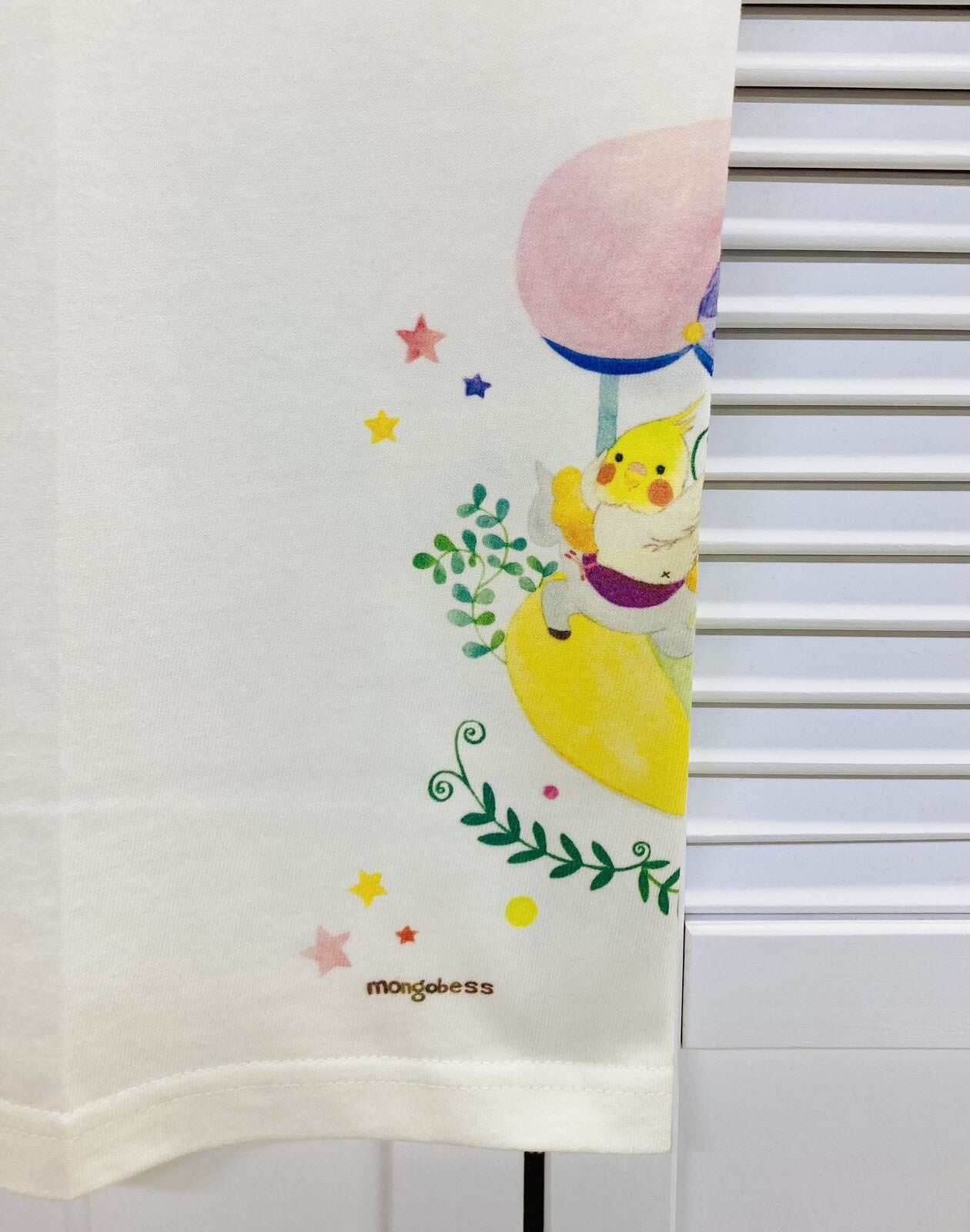 レディースTシャツ ことり遊園地シリーズ メリーゴーランド オカメインコ 受注製作 送料無料 クーポン利用不可