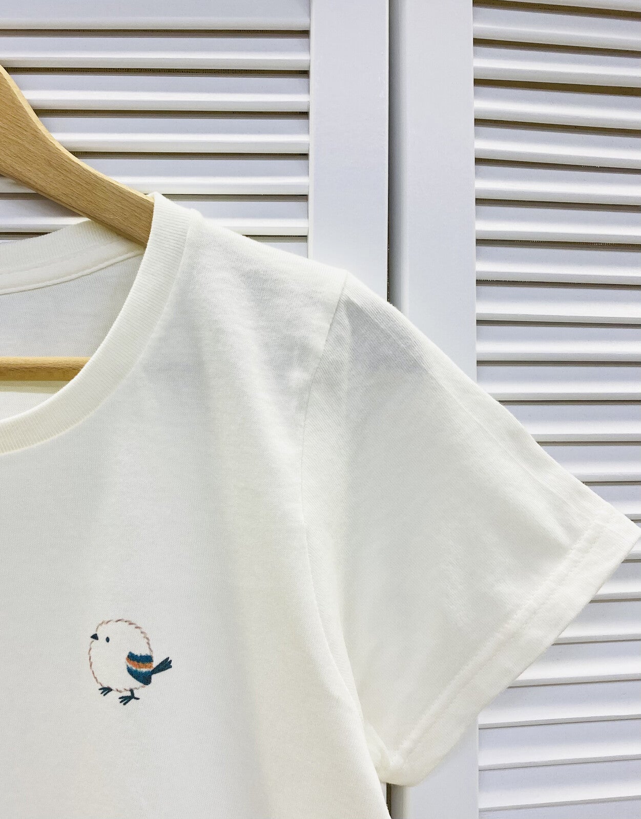 レディースTシャツ ことり遊園地シリーズ コーヒーカップ シマエナガ 受注製作 送料無料 クーポン利用不可