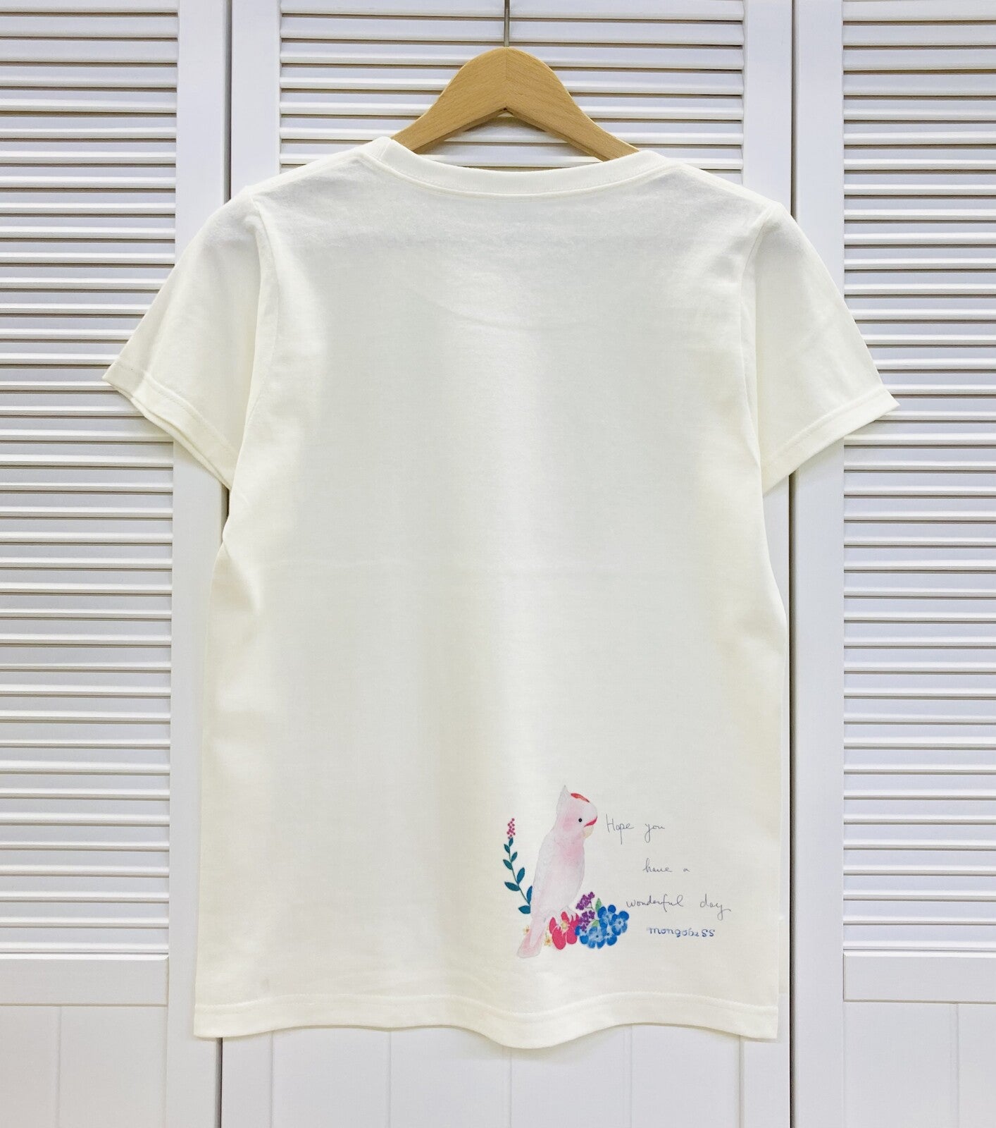 レディースTシャツ クルマサカオウムさん 受注製作 送料無料 クーポン利用不可