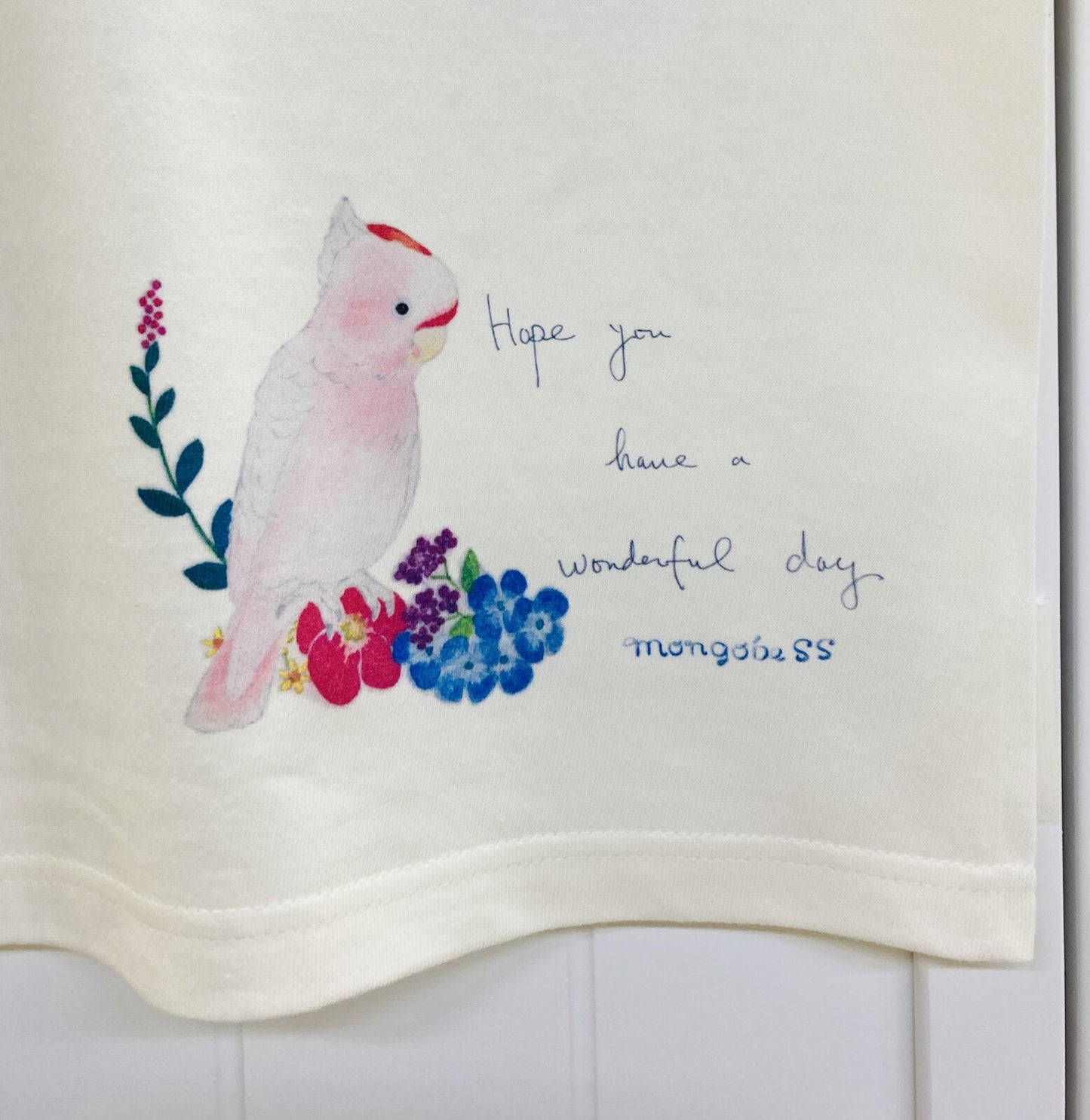 レディースTシャツ クルマサカオウムさん 受注製作 送料無料 クーポン利用不可