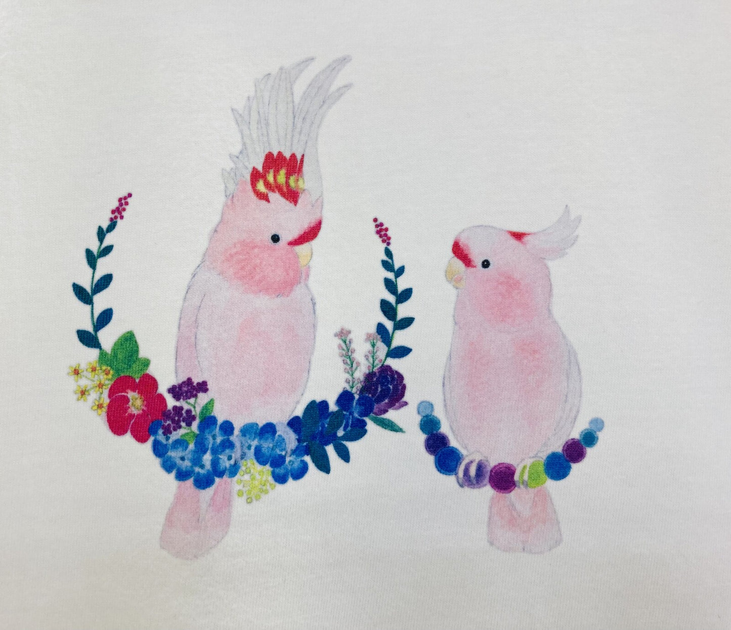 レディースTシャツ クルマサカオウムさん 受注製作 送料無料 クーポン利用不可