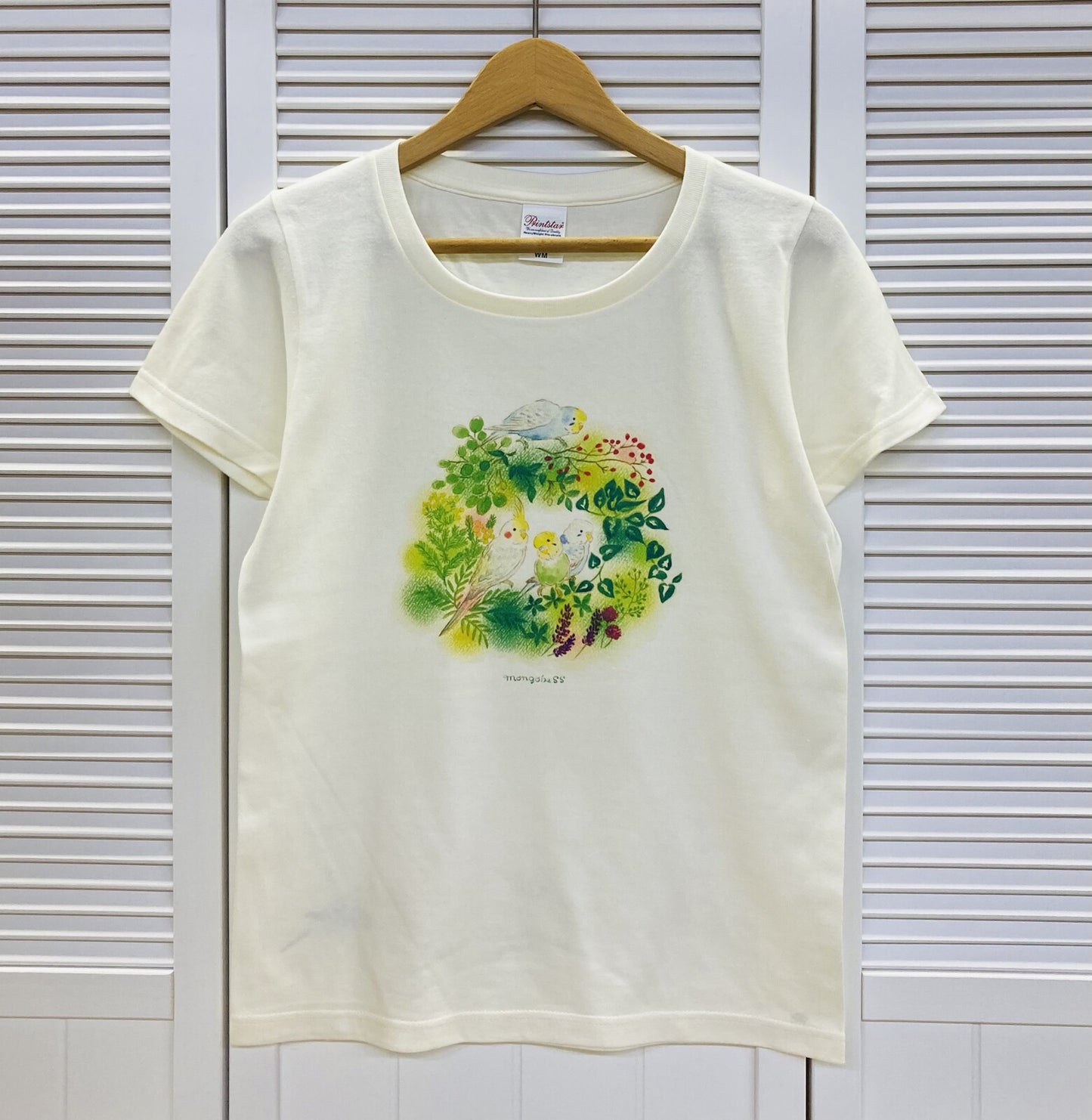 レディースTシャツ インコの森 受注製作 送料無料 クーポン利用不可