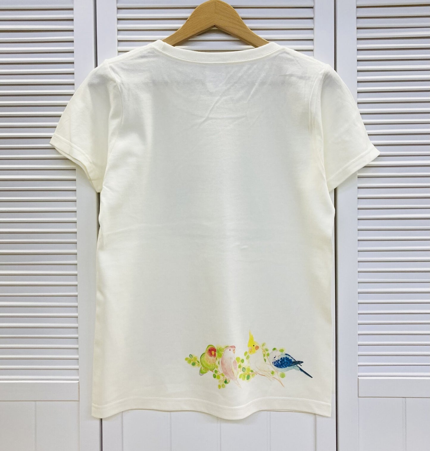 レディースTシャツ インコの森 受注製作 送料無料 クーポン利用不可