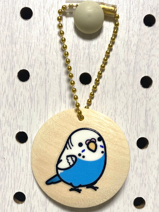 Chubby Bird 木製チャーム セキセイインコ クーポン利用不可