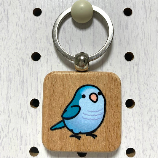 Chubby Bird 木製キーホルダー オキナインコ クーポン利用不可