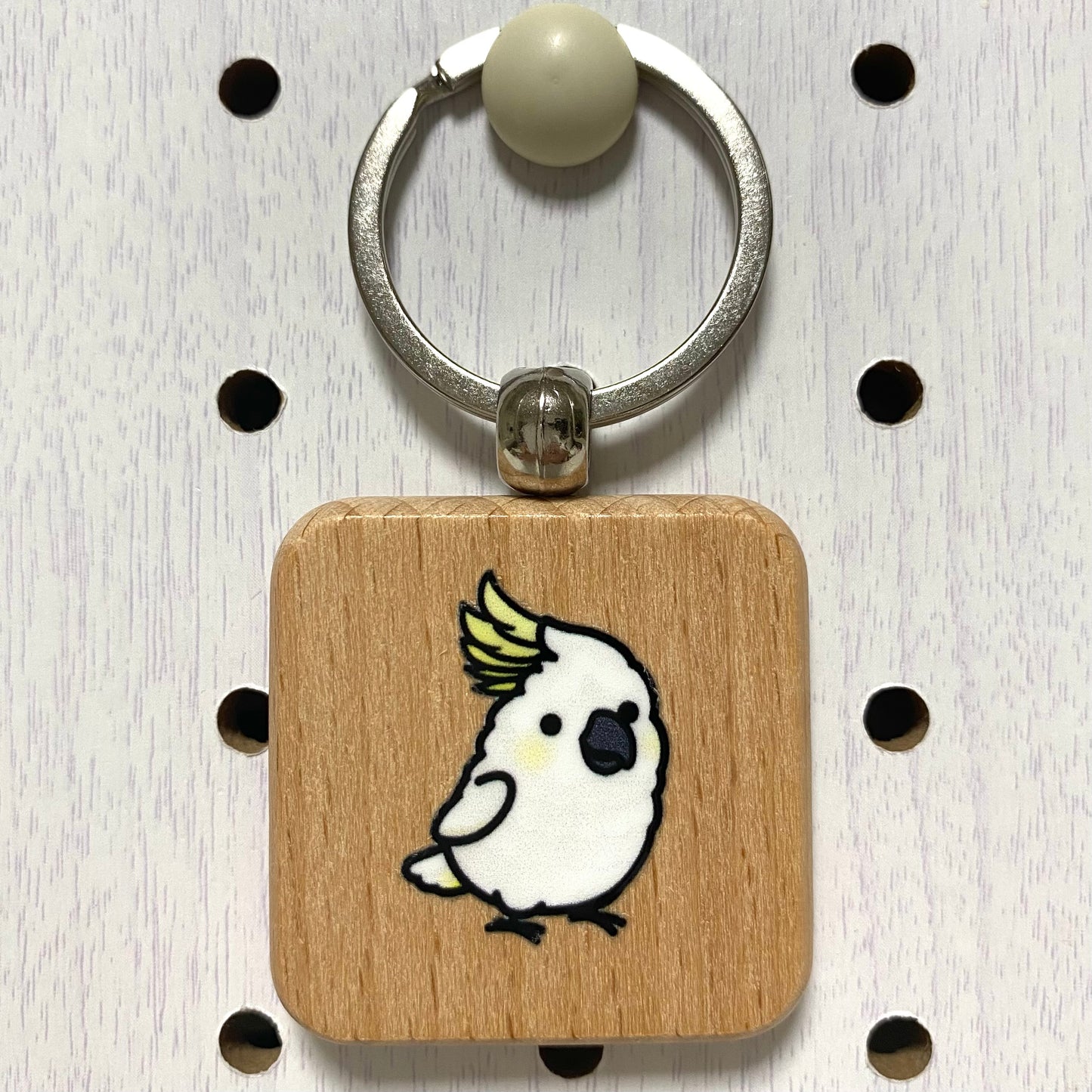 Chubby Bird 木製キーホルダー オカメインコ 23種 受注製作 クーポン利用不可