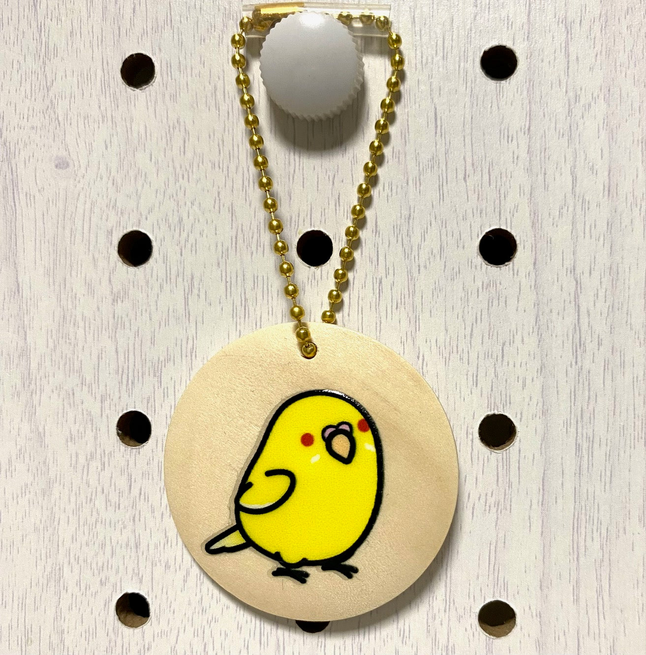 Chubby Bird 木製チャーム セキセイインコ クーポン利用不可