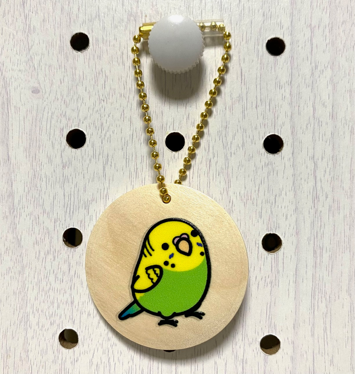 Chubby Bird 木製チャーム オカメインコ 23種 受注製作 クーポン利用不可